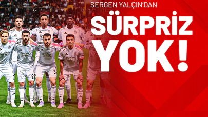 Sergen Yalçın’dan Sürpriz Yok!