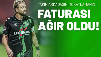 Takım Arkadaşını Tokatlamanın Faturası Ağır Oldu!