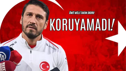 Ümit Milli Takım Skoru Koruyamadı!