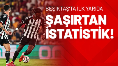Beşiktaş’ta İlk Yarıda Şaşırtan İstatistik!