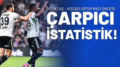 Beşiktaş – Kocaelispor Maçı Öncesi Çarpıcı İstatistik!