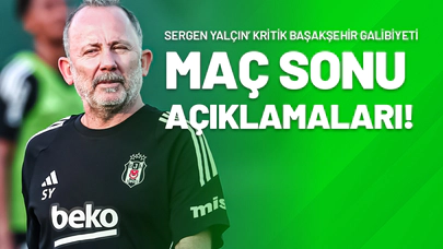 Sergen Yalçın Kritik Başakşehir Galibiyeti Maç Sonu Açıklamaları!