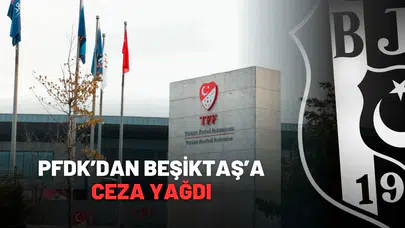 PFDK’dan Beşiktaş’a ceza yağdı