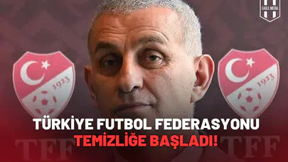Türkiye Futbol Federasyonu kendi bahçesinde temizliğe başladı