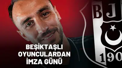 Beşiktaşlı Futbolcular İmza Gününde Taraftarla Buluşuyor