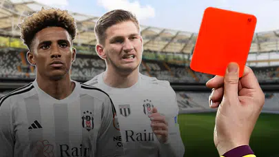Derbilerde Beşiktaş'a verilen kırmızı kart bolluğu!