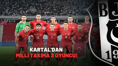 Kartal'dan milli takıma 3 oyuncu!