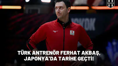 Türk antrenör Ferhat Akbaş, Japonya’da tarihe geçti!