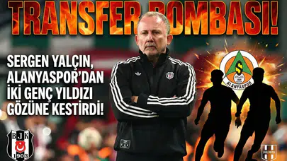 Sergen Yalçın’ın gözü Alanyaspor’da! Kartal’ın transfer radarında iki genç yıldız var
