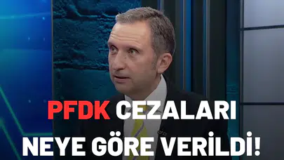 PFDK cezaları neye göre verildi!