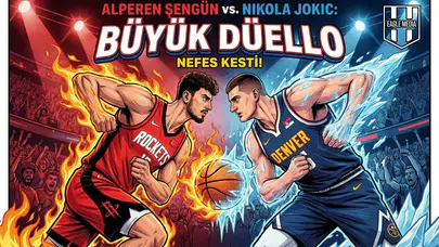 Alperen Şengün ve Jokic düellosu nefes kesti!