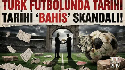 Türk futbolunda tarihi "Bahis" skandalı!