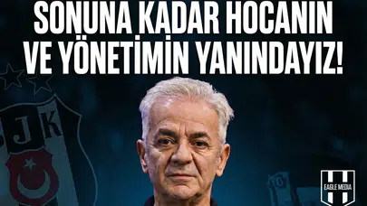 Zafer Algöz: Sonuna kadar yönetimin ve Sergen Yalçın'ın yanındayız!