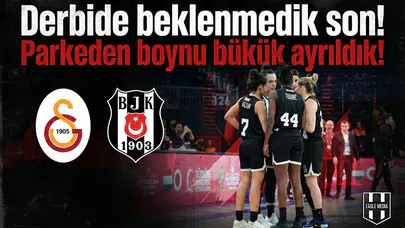 Derbide beklenmedik son! Parkeden boynu bükük ayrıldık!