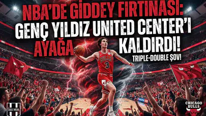 NBA'de Giddey fırtınası: Genç yıldız United Center'ı ayağa kaldırdı!