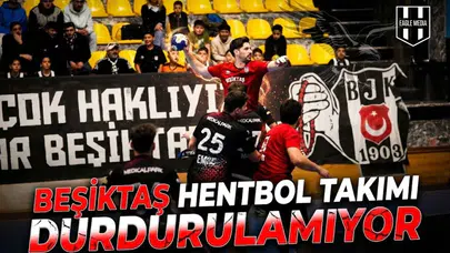 Beşiktaş Hentbol takımı durdurulamıyor