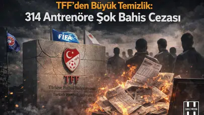 TFF'den büyük temizlik: 314 antrenöre şok bahis cezası
