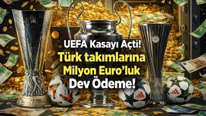UEFA Kasayı Açtı! Türk takımlarına Milyon Euro'luk Dev Ödeme!