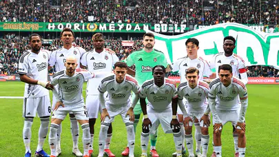 Kocaelispor Beşiktaş  maçının ilk yarı verileri!