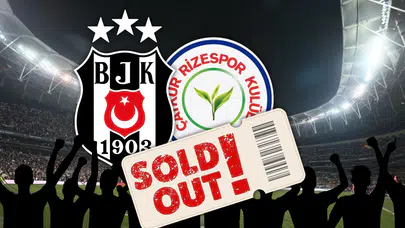 Beşiktaş - Rizespor maçı öncesi biletlerde şok gelişme