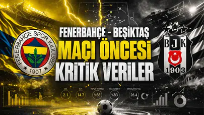 Fenerbahçe - Beşiktaş maçı öncesi kritik veriler