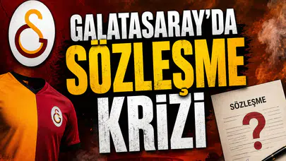 Galatasaray'da sözleşme krizi