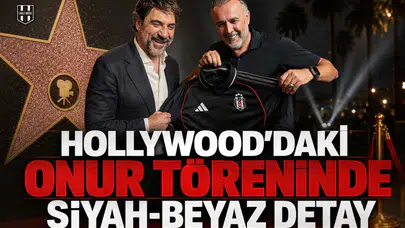 Hollywood'daki Onur Töreninde Siyah-Beyaz Detay