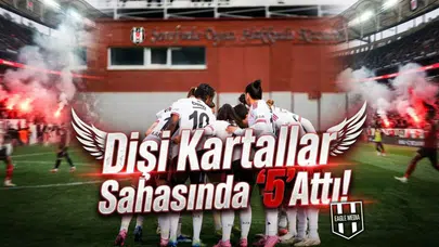Dişi Kartallar sahasında "5" attı!