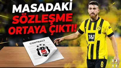 Masadaki sözleşme ortaya çıktı!