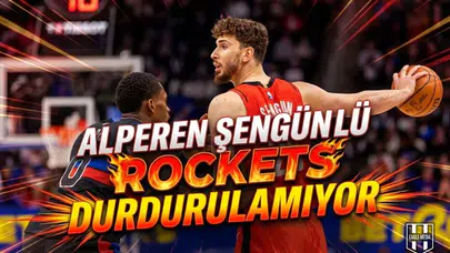 Alperen Şengün ve Durant el ele! Rockets Pistons'ı devirdi