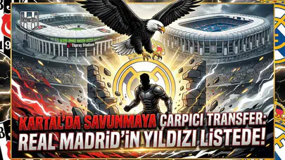 Kartal'da savunmaya çarpıcı transfer: Real Madrid'in yıldızı listede!