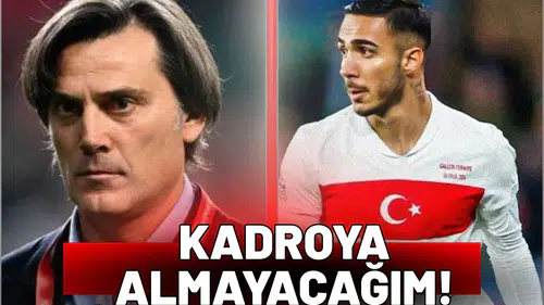 Montella'dan Emirhan Topçu'ya beklenmedik rapor!