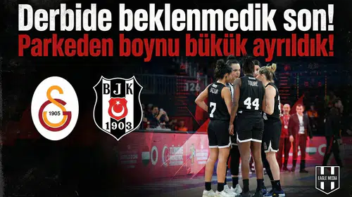 Derbide beklenmedik son! Parkeden boynu bükük ayrıldık!