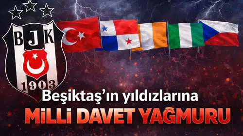 Beşiktaş'ın yıldızlarına milli davet yağmuru