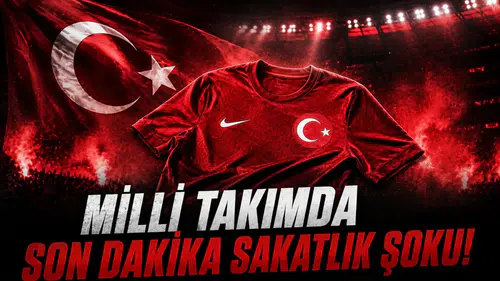 Milli Takım'da son dakika sakatlık şoku!