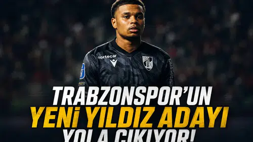 Trabzonspor'un yeni yıldız adayı yola çıkıyor!