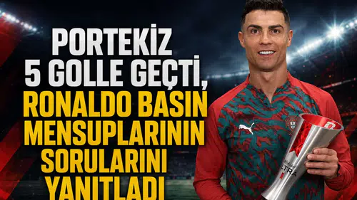 Portekiz 5 Golle Geçti, Ronaldo Basın Mensuplarının Sorularını Yanıtladı
