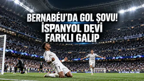 Bernabéu'da Gol Şovu! İspanyol Devi Farklı Galip