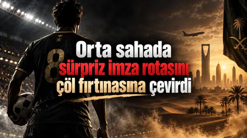Orta sahada sürpriz imza rotasını çöl fırtınasına çevirdi