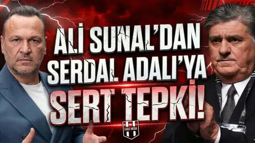 Ali Sunal'dan Serdal Adalı'ya sert tepki