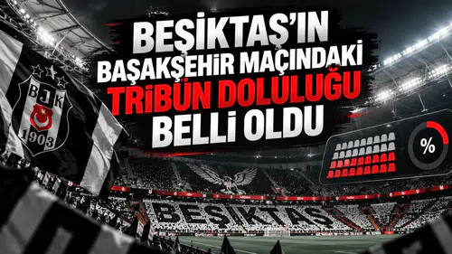 Beşiktaş'ın Başakşehir Maçındaki Tribün Doluluğu Belli Oldu