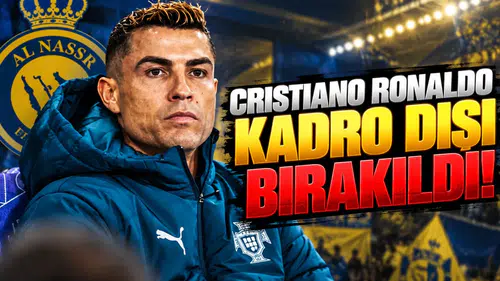Cristiano Ronaldo kadro dışı bırakıldı