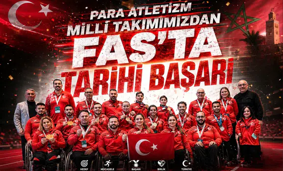 Para atletizm milli takımımızdan Fas'ta tarihi başarı