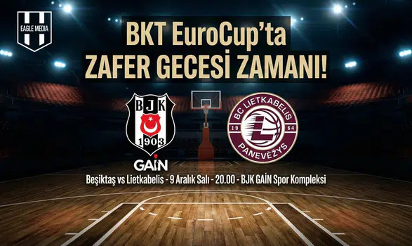 Beşiktaş GAİN - Lietkabelis maçı ne zaman? Saat kaçta? Hangi kanalda?