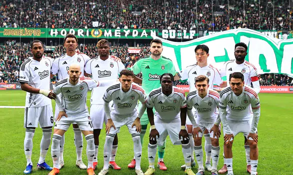 Kocaelispor Beşiktaş  maçının ilk yarı verileri!