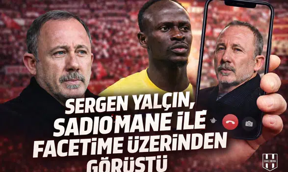Sergen Yalçın, Sadio Mane ile FaceTime üzerinden görüştü