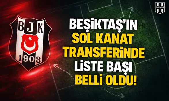 Beşiktaş'ın sol kanat transferinde liste başı belli oldu
