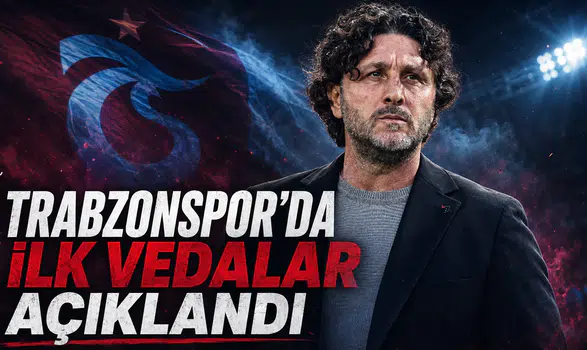 Trabzonspor'da ilk vedalar açıklandı