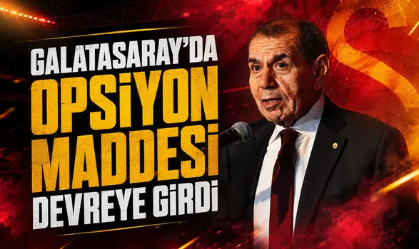 Galatasaray’da opsiyon maddesi devreye girdi