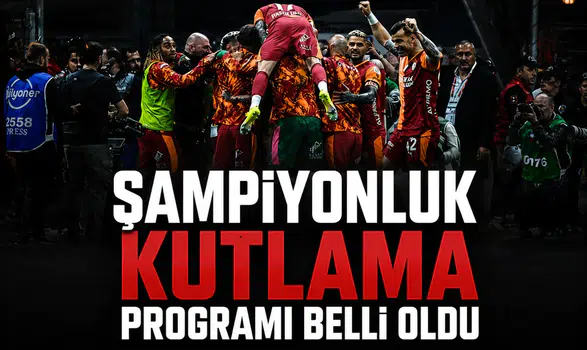 Şampiyonluk kutlama programı belli oldu